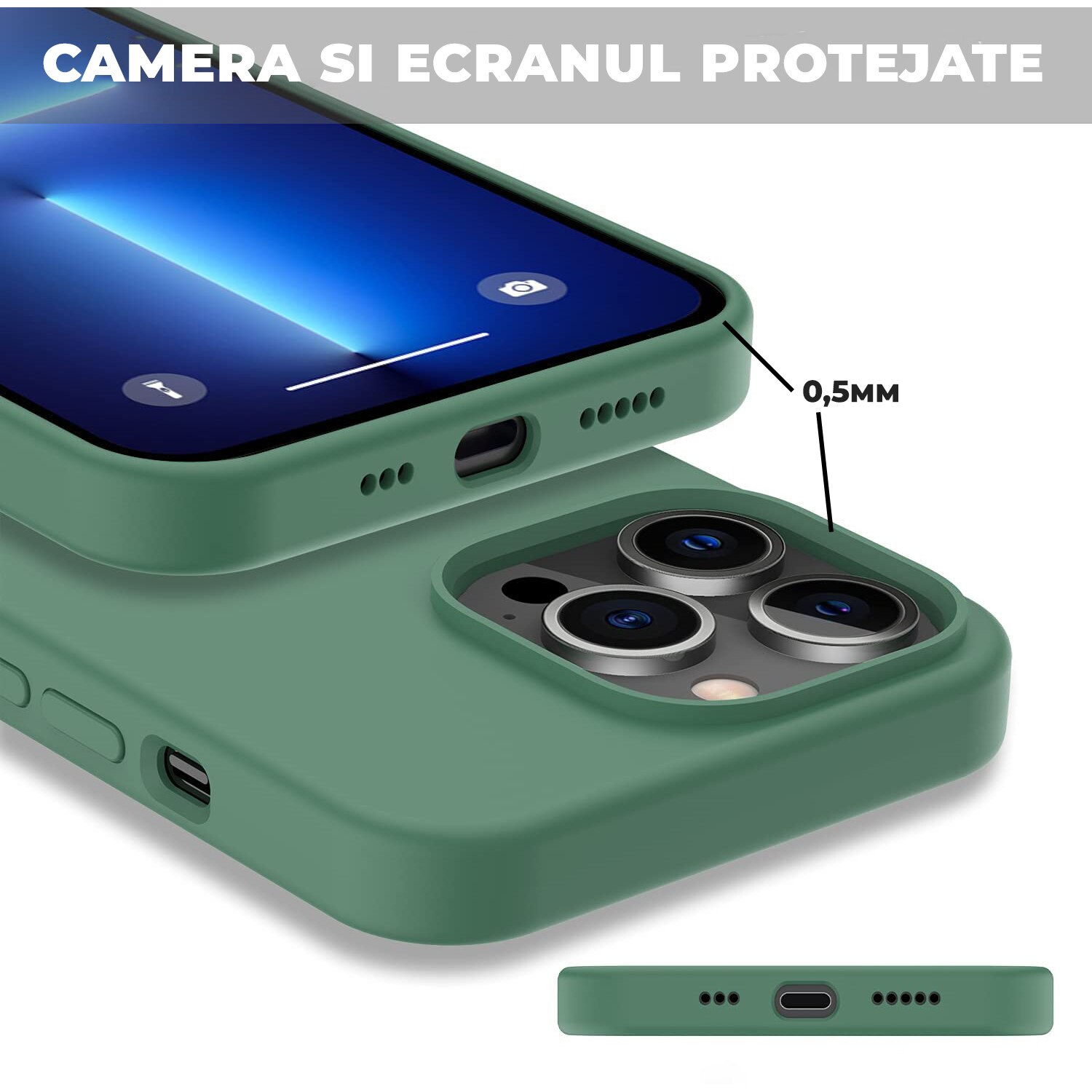 Husa iPhone 15 pro max verde